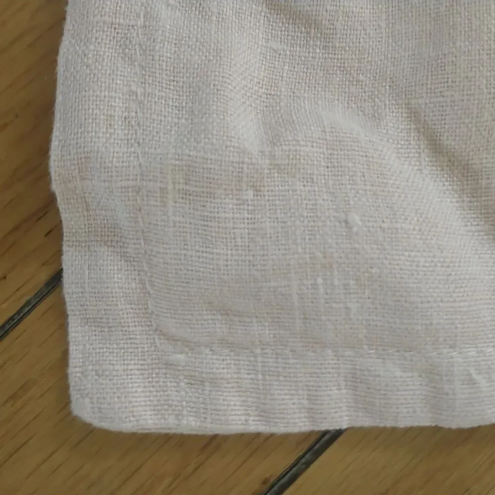 IKEA AINA Pillow Case Cushion Cover 100% Linen Pink Square 24x24